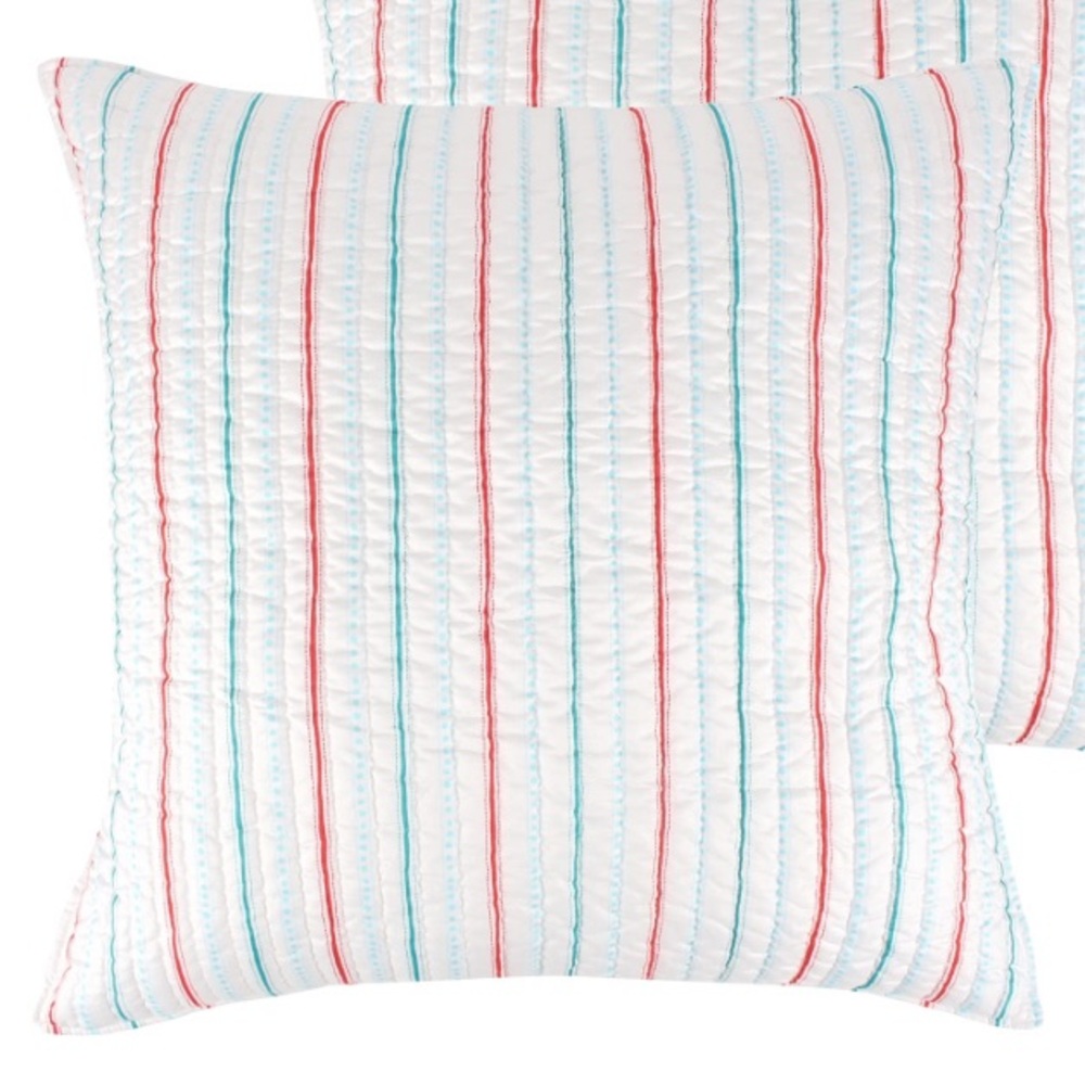 Euro Sham ‘Merry and Bright Collection’ HOLLY JOLLY by Levtex Homes 26x26”